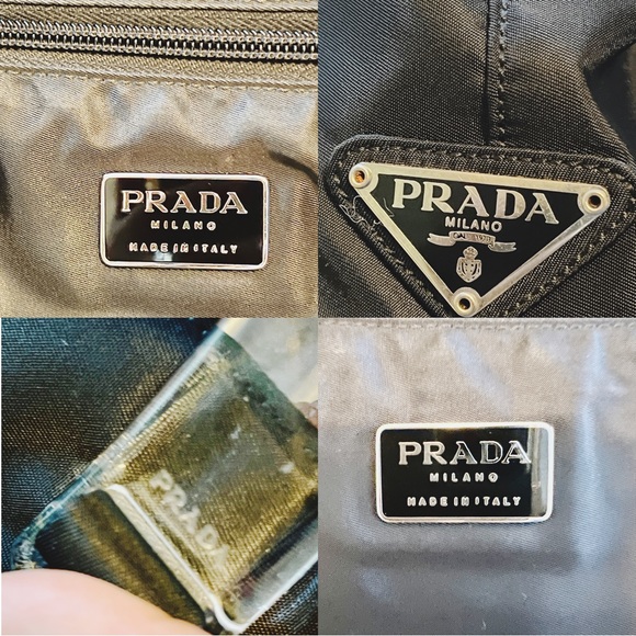 Authentic Prada reversible|Canvas|Nylon tote bag. - Picture 10 of 12